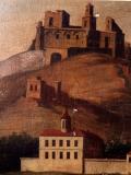 Z restaurtorsk prac, Obraz sv. Josefa - detail.