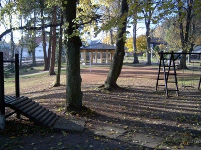 Herní kout v areálu parku