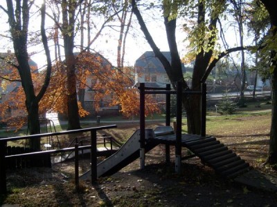 Herní kout v areálu parku