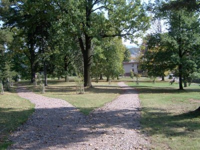 Horní park - pohled od lávky, 2005