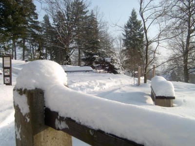 Horní zámecký park v zimě roku 2006