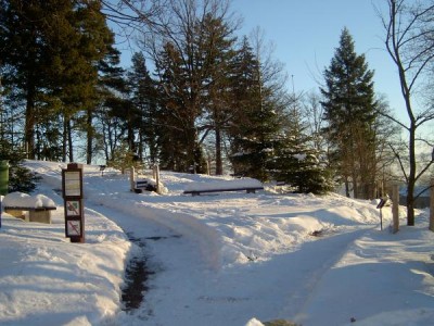 Horní zámecký park, zima 2006