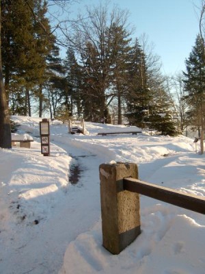 Horní zámecký park, zima 2006