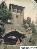 1902, Rozhledna na hradě - pohlednice