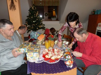 24.12. 2014  Štědrý den v Domovu pod hradem Žampach