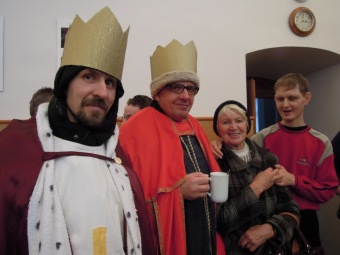 Tři králové v Domovu pod hradem Žampach 6.1.2015