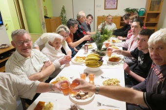 2017 Štědrý den v Domovu pod hradem Žampach (24.12.)