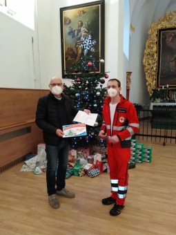 Dárky ze sbírky od Oblastní spolek ČČK Ústí nad Orlicí