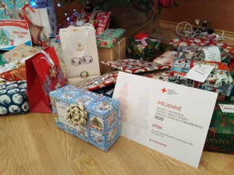 Dárky ze sbírky od Oblastní spolek ČČK Ústí nad Orlicí