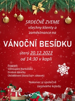 2022 Vánoční besídka v Domovu pod hradem Žampach (22.12.)