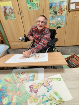 2023 Oslava 55. narozenin pana Jaroslava Trilče s výstavou obrazů  (18.5.)