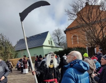 2025 Masopust v obci Žampach (1.3.)