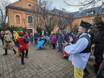 2025 Masopust v obci Žampach (1.3.)