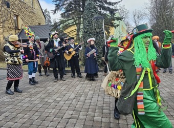 2025 Masopust v obci Žampach (1.3.)