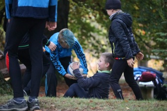 Foto Iscarex - Honza Šimůnek a Markéta Černá: 2. ročník běžeckého krosu Okolo Žampachu 23.10. 2016