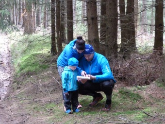 2016 Orientační běžci na Žampachu (5. kolo VčP OB 16.04. 2016)