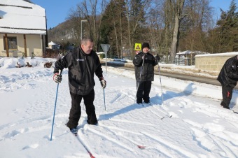 2017 Vycházka na běžkách v okolí domova (27.1.)
