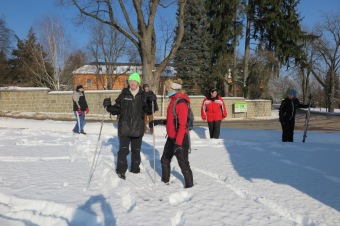 2017 Vycházka na běžkách v okolí domova (27.1.)