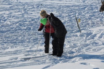 2017 Vycházka na běžkách v okolí domova (27.1.)