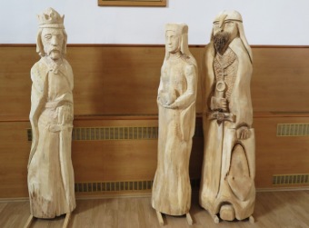 Dřevořezby v kapli sv. Bartoloměje.