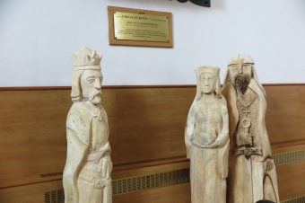 Dřevořezby v kapli sv. Bartoloměje.