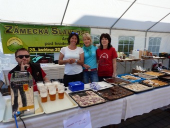 Přes tři hrady - stanoviště a trasy - Žampach -  7.5. 2016