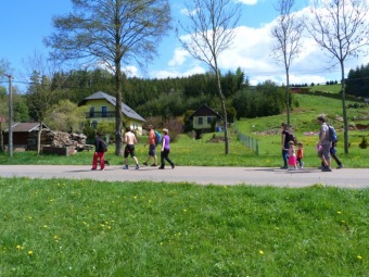 Přes tři hrady - stanoviště a trasy - Žampach -  7.5. 2016