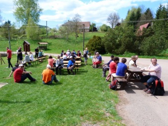 Přes tři hrady - stanoviště a trasy - Žampach -  7.5. 2016