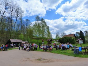 Přes tři hrady - stanoviště a trasy - Žampach -  7.5. 2016