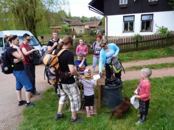Přes tři hrady - stanoviště a trasy - Žampach -  7.5. 2016