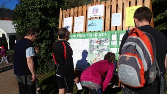 Přes tři hrady - stanoviště a trasy - Žampach -  7.5. 2016