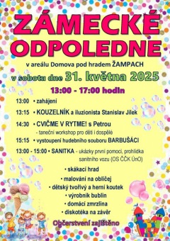 Zámecké odpoledne pro děti 31.5. 2025