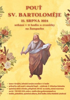 2024 ŽAMPAŠKÁ POUŤ 25.8. - nové zvony