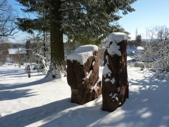 2017 Práce obyvatel v zimním období a krásy zimy