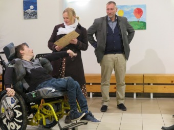 2020 Tomáš Rybička - zahájení výstavy obrazů - kostel  ČCE Letohrad (13.2.)