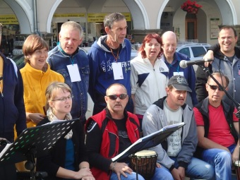 24.9. 2015 Integrační den Ústí n. Orl.  - Barbušáci a canisterapie p. Loučky