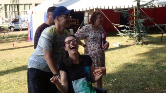 14.9. 2016 Barbušáci zahráli a zazpívali pro pacienty v Hamzově léčebně - Luže Košumberk