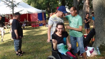 14.9. 2016 Barbušáci zahráli a zazpívali pro pacienty v Hamzově léčebně - Luže Košumberk