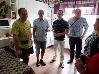 12.7. 2016 Z prohlídky obchůdku a bytů CHB Letohrad a Žamberk  - pan radní Pk a starosta Letohrad