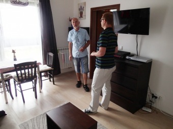 12.7. 2016 Z prohlídky obchůdku a bytů CHB Letohrad a Žamberk  - pan radní Pk a starosta Letohrad