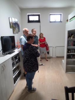 12.7. 2016 Z prohlídky obchůdku a bytů CHB Letohrad a Žamberk  - pan radní Pk a starosta Letohrad