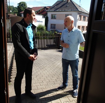 29.6. 2016 - Z prohlídky bytů služby CHB Žamberk panem starostou Města Žamberk Jiřím Dytrtem