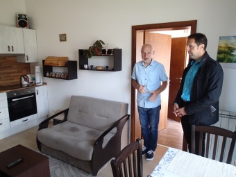 29.6. 2016 - Z prohlídky bytů služby CHB Žamberk panem starostou Města Žamberk Jiřím Dytrtem