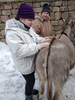 2019 Specializovaná služba (SSDD) - aktivity - zooterapie (20.1.)