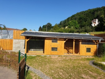 Dvoreček je připraven pro nová zvířátka a rozšíření ZOO terapie uživatelů našich služeb.