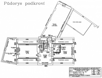 Projekt stavebních úprav domku Žamberk