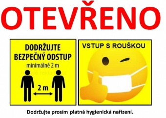 Dodržujte prosím platná hygienická opatření.