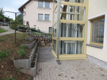 Domek Adam má bezbariérový přístup do podkroví - ke čtyřem jednolůžkovým pokojům (5.10. 2020).