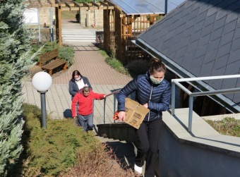 2020 Opouštíme budovu U Šimona před její rekonstrukcí (3.4.)