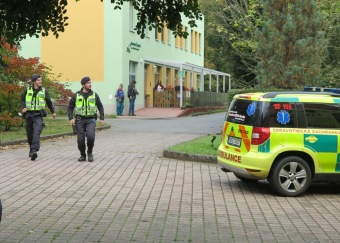 2023 Cvičení HZS a IZS Pardubického kraje - evakuace (10.10.)